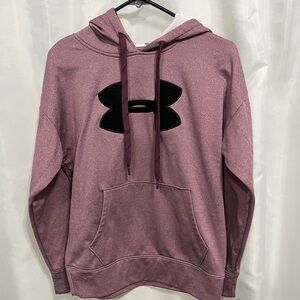 Burgundy Heather underarmour sweatshirt women’s XS
